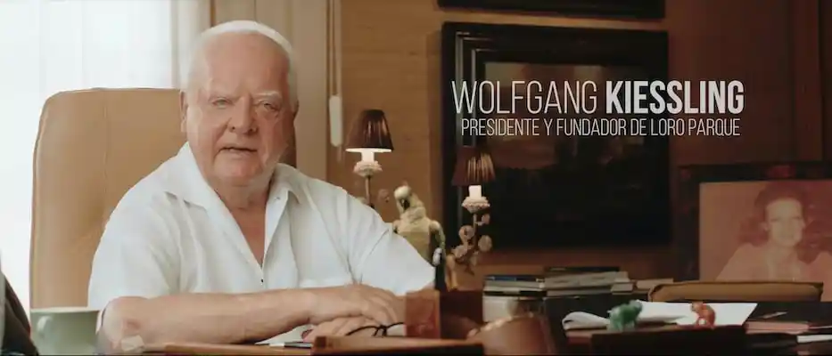 Wolfgang Kiessling fundador y presidente del Grupo Loro Parque